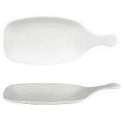 Блюдо сервировочное 28,4см, без борта, с ручкой, Bit on the Side, цвет White WHPDLH1