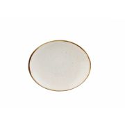 Блюдо овальное 19,2см, без борта, Stonecast, цвет Barley White SWHSOP71