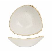 Салатник треугольный 0,60л d23,5см, без борта, Stonecast, цвет Barley White SWHSTRB91