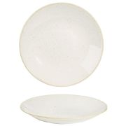 Тарелка глубокая 25,5см h3,5см, без борта, Stonecast, цвет Barley White SWHSPD251