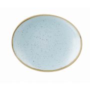 Блюдо овальное 19,2см, без борта, Stonecast, цвет Duck Egg Blue SDESOP71