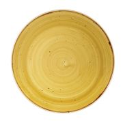 Тарелка мелкая 21,7см, без борта, Stonecast, цвет Mustard Seed Yellow SMSSEVP81