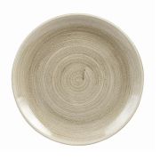 Тарелка мелкая 26см, без борта, Stonecast Patina, цвет Antique Taupe PAATEV101