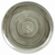 Тарелка мелкая d32,4см, без борта, Stonecast Patina, цвет Burnished Green PABGEV121