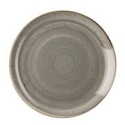 Тарелка мелкая 26см, без борта, Stonecast, цвет Peppercorn Grey SPGSEV101