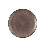 Тарелка мелкая 28,8см, без борта, Stonecast Raw, цвет Brown SRBREV111