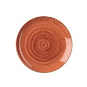 Тарелка мелкая 26см, без борта, Stonecast, цвет Spiced Orange SSOSEV101