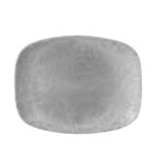 Блюдо прямоугольное CHEFS 26,1х20,2см, без борта, цвет Raku Jasper Grey, Studio Prints RKGJOBL31