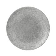 Тарелка мелкая 26см, без борта, цвет Raku Jasper Grey, Studio Prints RKGJEV101