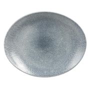 Блюдо овальное 31,7х25,5см, без борта, цвет Raku Topaz Blue, Studio Prints RKTBOP121