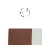 Блюдо сервировочное d17см h3см, широкий край лепестками, керамика, цвет BRIQUE, Sharing 963960