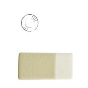 Блюдо сервировочное d17см h3см, широкий край лепестками, керамика, цвет IVOIRE SATINE, Sharing 96395