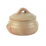 Горшок 0,425л d11,5см h6см, с крышкой, керамика, FLAME C01275