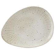Блюдо овальное 34см, керамика, Impressions, цвет OYSTER C12804