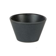 Салатник конический 0,42л d13см, керамика, RUSTICO CARBON C31193