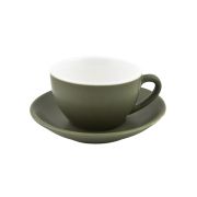 Чашка Cappuccino 280мл (блюдце 15см), BEVANDE цвет Sage 978453