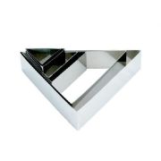 MGsteel Форма кондитерская «Треугольник» 12*14 см. h=5 см. нерж. MGsteel /1/96/