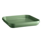 Блюдо керамическое квадратное 7,60л 41,5х41,5см h6,5см, серия Welcome, цвет ярко-зеленое 324118