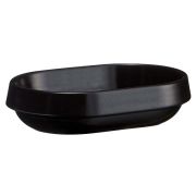 Салатник керамический овальный 0,65л 20,5х14см h5см, серия Welcome, цвет черный 320771