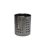 MGsteel Подставка для столовых приборов (стакан) d=100 мм. h=125 мм. перфор. нерж. MGsteel /1/96/