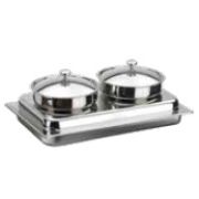 Поднос с емкостями для первых блюд CALEIDO GN 1/1 53х32,5см, нерж.сталь F1805556