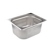 MGsteel Гастроемкость 1/2 h=150 мм. 325*265 мм. 9,2 л. нерж. перфорир. d=4 мм. MGsteel /1/6/12/