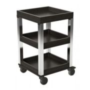 Тележка сервировочная для напитков 50х50хh94см, 3 уровня, сталь, полимер, Pintinox 97150852