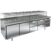 СТОЛ С МОРОЗ.ШКАФОМ HICOLD GN1122/BT LT