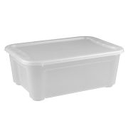Пластик (Россия) Контейнер для продуктов прямоуг. 10 л. 38,9*27,5*14,5 см. п/п Кристалл /1/10/