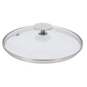 Крышка 20см, стекло с нерж.ручкой и ободком, серия Alchimy, 3429.20