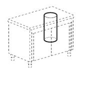 ДИСПЕНСЕР ВСТРАИВАЕМЫЙ НЕЙТРАЛЬНЫЙ ДЛЯ ТАРЕЛОК APACH CHEF LINE LDPDI31