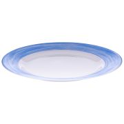 ARC (Франция) Тарелка d=254 мм. голубой край Браш /1/6/24/ АКЦИЯ