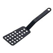 De Buyer (Франция) Лопатка для антиприг. поверхн. 28 см. изогнутая раб. часть 13*6 см. нейлон перф. De Buyer /1/ АКЦИЯ