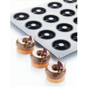 Форма для пирожных "Donuts  d 75 h 25 mm, 6 ячеек, силикон 30SIL503