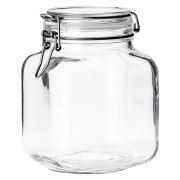 Borgonovo (Италия) Банка для сыпучих прод. 2000 мл. d=100 мм. h=166 мм. с крышкой с бугельным замком Borgonovo /1/36/216/ АКЦИЯ