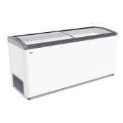 ЛАРЬ МОРОЗИЛЬНЫЙ GELLAR FG 700 E ГНУТОЕ СТЕКЛО СЕРЫЙ (ПРОПАН)