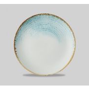 Тарелка мелкая 21,7см, без борта, цвет Aquamarine, Studio Prints Homespun Accents HAAMEVP81