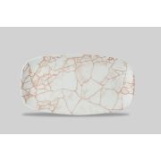 Блюдо прямоугольное CHEFS 29,8х15,3см, без борта, цвет Kintsugi Coral, KTAMXO111