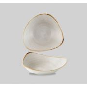 Салатник треугольный 0,37л d18,5см, без борта, Stonecast Raw, цвет Grey SRGYTRB71