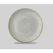 Тарелка мелкая 21,7см, без борта, Stonecast Raw, цвет Grey SRGYEVP81