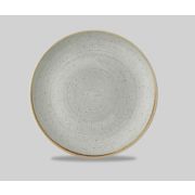 Тарелка мелкая 28,8см, без борта, Stonecast Raw, цвет Grey SRGYEV111