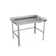 СТОЛ ДЛЯ РАЗДЕЛКИ ОВОЩЕЙ ПРИСТЕННЫЙ KAYMAN СП-656/1208-1-А