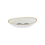 Bonna (Турция) Соусник  70 мл. 120*80 мм. h=22 мм. овальный Виенто, форма Ваго волнистый край Bonna /1/12/