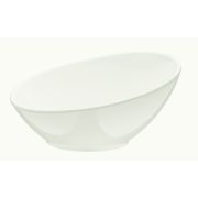Bonna (Турция) Салатник d=180 мм. 450 мл. h=50/82 мм. скошенный край Белый, форма Ванто Bonna /1/6/516/