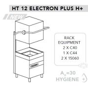 МАШИНА ПОСУДОМОЕЧНАЯ DIHR HT 12 ELECTRON PLUS H+PS+СПЕЦ. НОЖКИ МОРСКАЯ ВЕРСИЯ 400В/3Ф/50ГЦ