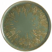 Bonna (Турция) Блюдо для пиццы d=320 мм. Снэл Зеленый чай, форма Гурмэ Bonna /1/6/348