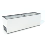 ЛАРЬ МОРОЗИЛЬНЫЙ FROSTOR F 800 С ПРЯМОЕ СТЕКЛО СЕРЫЙ (ПРОПАН)