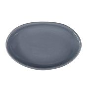 Bonna (Турция) Блюдо овальное 150*100 мм. Серый, форма Крас волнистый край Bonna /1/12/