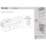 МАШИНА ПОСУДОМОЕЧНАЯ DIHR RX 326 DX+DDE+DR69+HR20/ДЕЛЕНИЕ 2 ЧАСТИ