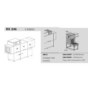 МАШИНА ПОСУДОМОЕЧНАЯ DIHR RX 246 SX+DDE+DRA189MT+HR10+SAN